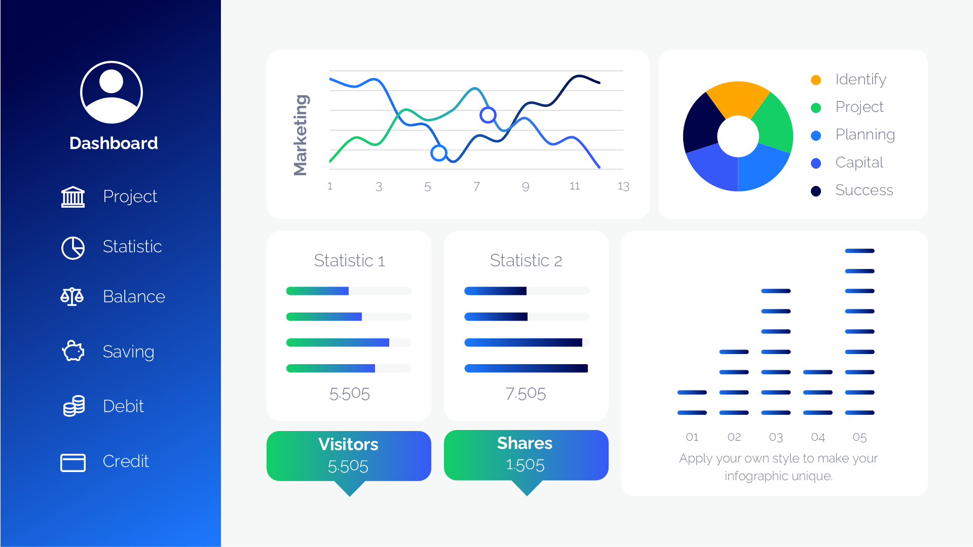Dashboards Light slide 3